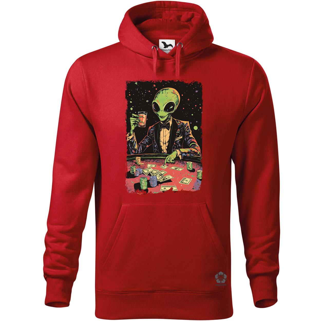 Alien póker v2 egyedi  pulóver 