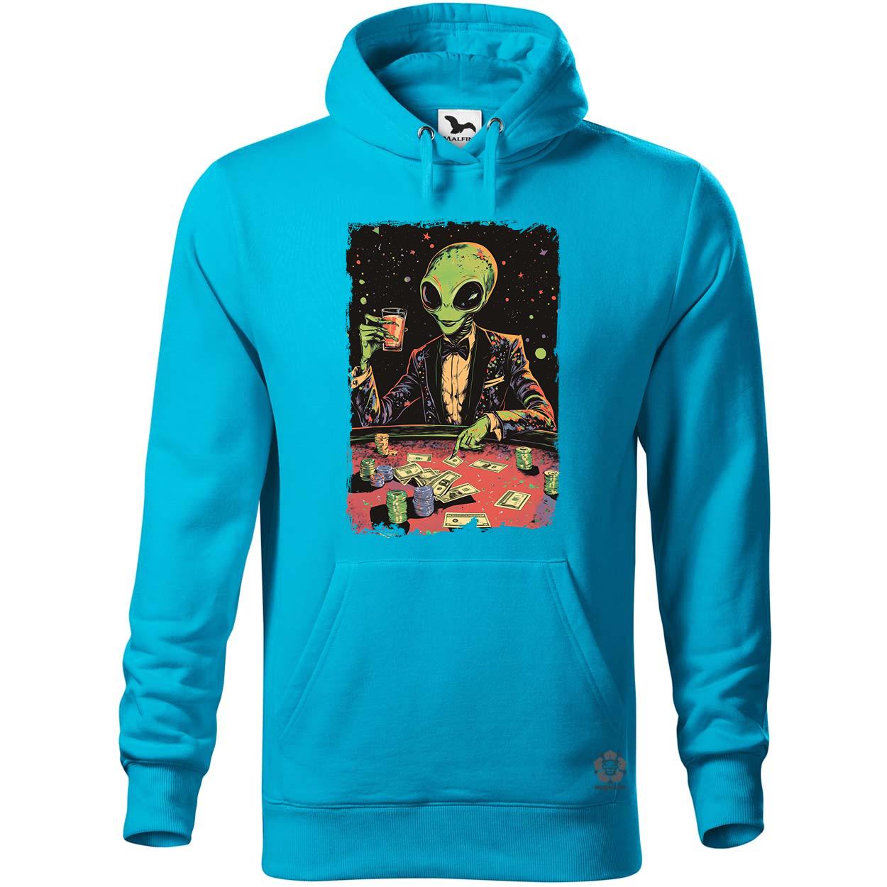 Alien póker v2 egyedi  pulóver 