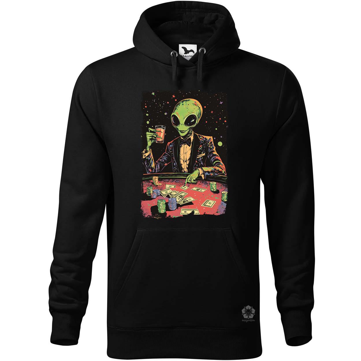 Alien póker v2 egyedi  pulóver 