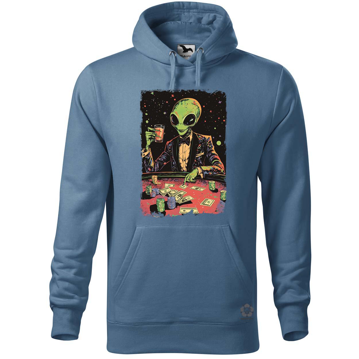 Alien póker v2 egyedi  pulóver 