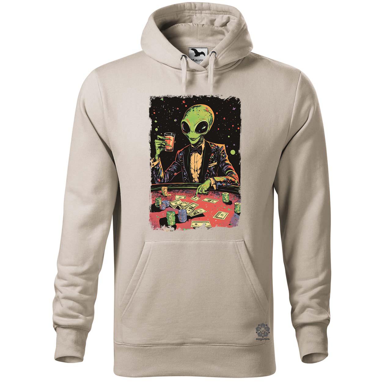 Alien póker v2 egyedi  pulóver 