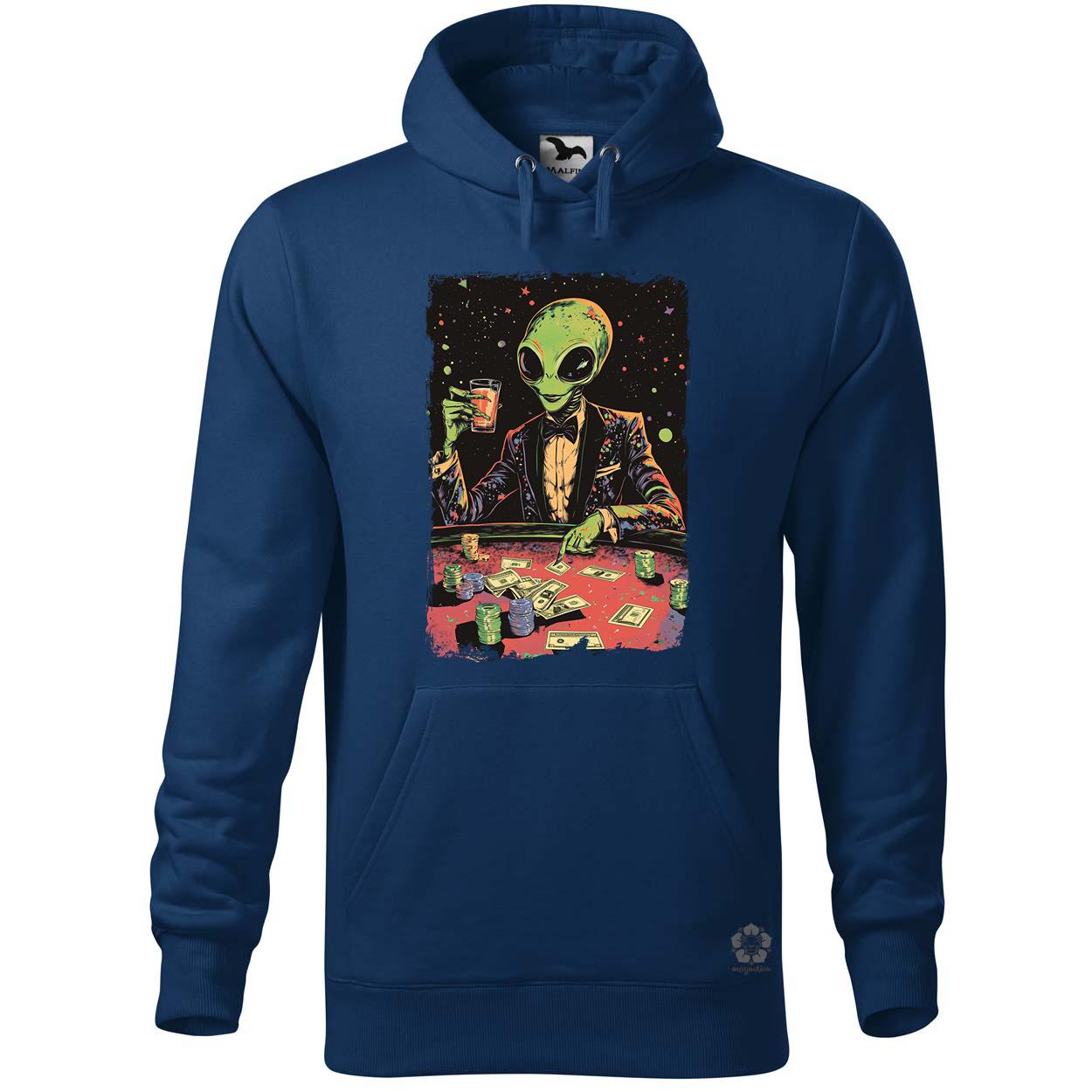Alien póker v2 egyedi  pulóver 