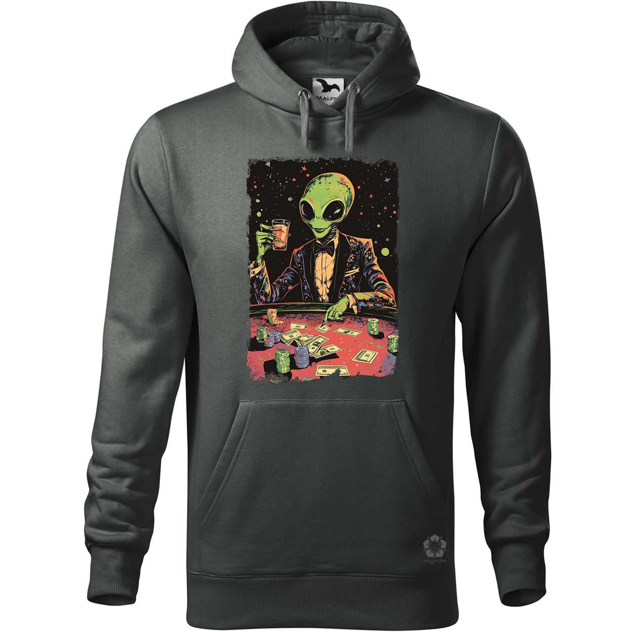 Alien póker v2 egyedi  pulóver 