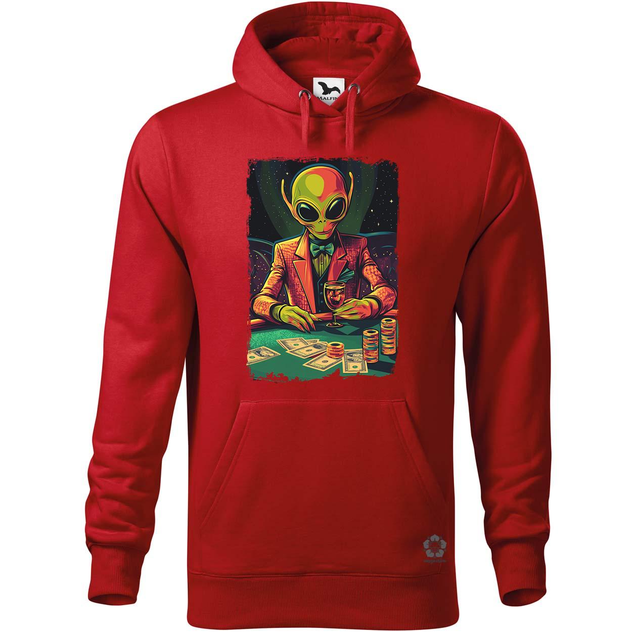 Alien póker v3 egyedi  pulóver 