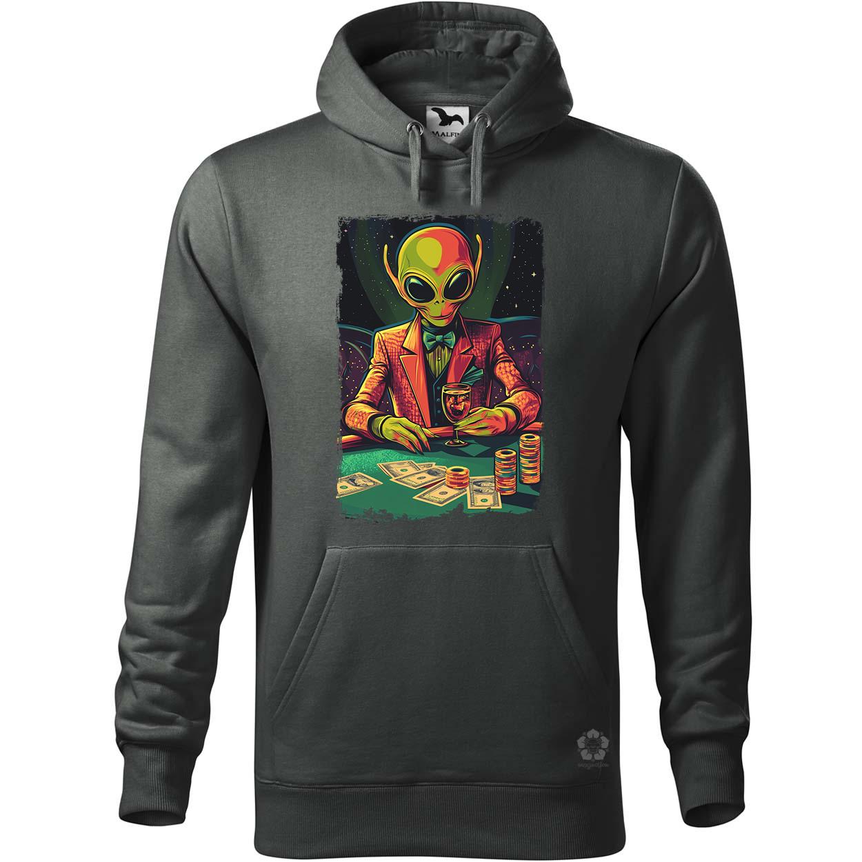 Alien póker v3 egyedi  pulóver 