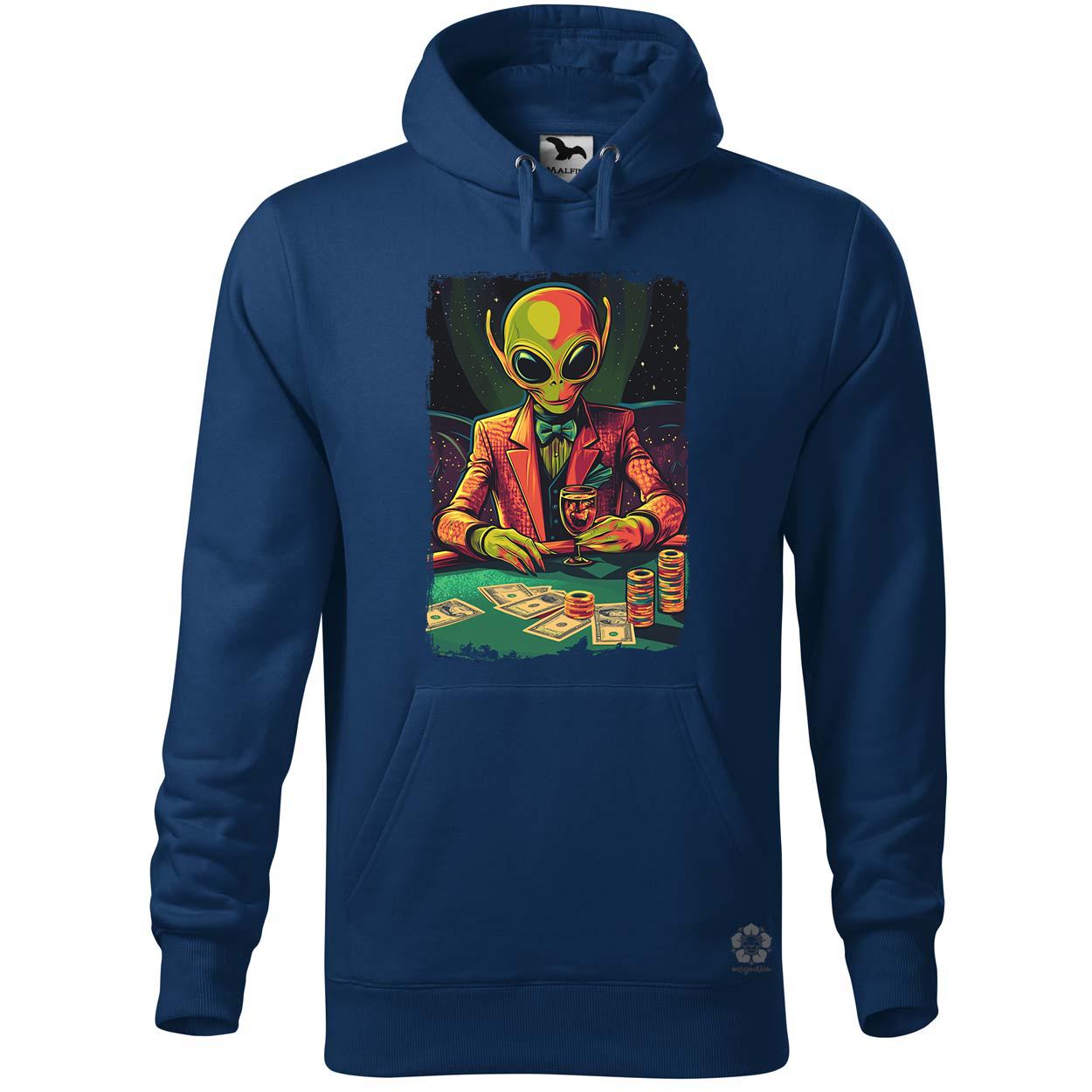 Alien póker v3 egyedi  pulóver 