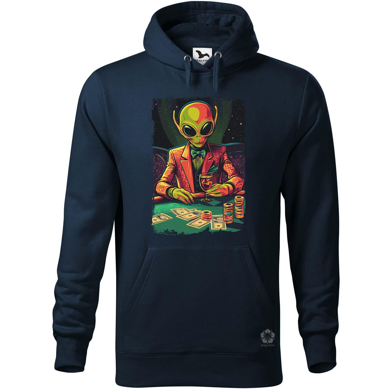 Alien póker v3 egyedi  pulóver 