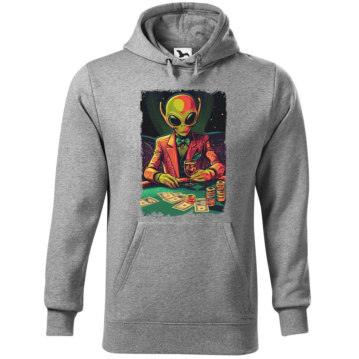 Alien póker v3 egyedi  pulóver 