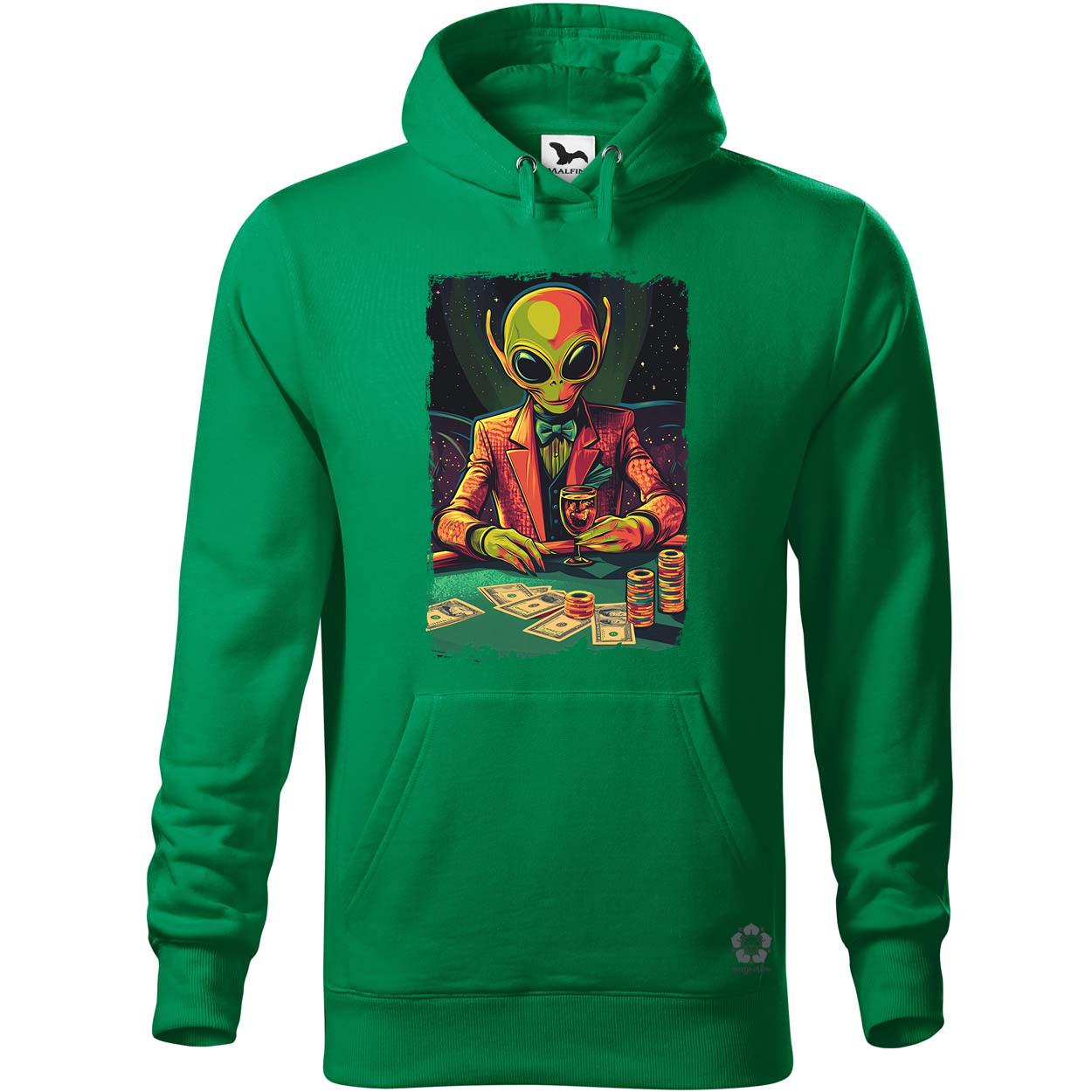 Alien póker v3 egyedi  pulóver 