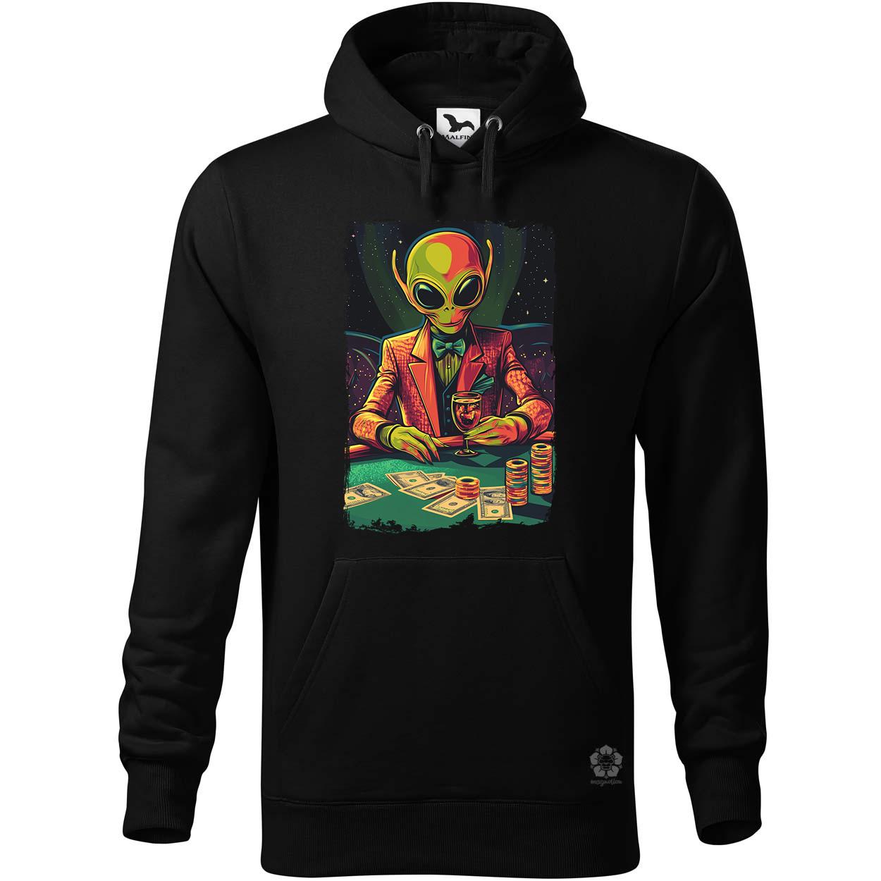 Alien póker v3 egyedi  pulóver 