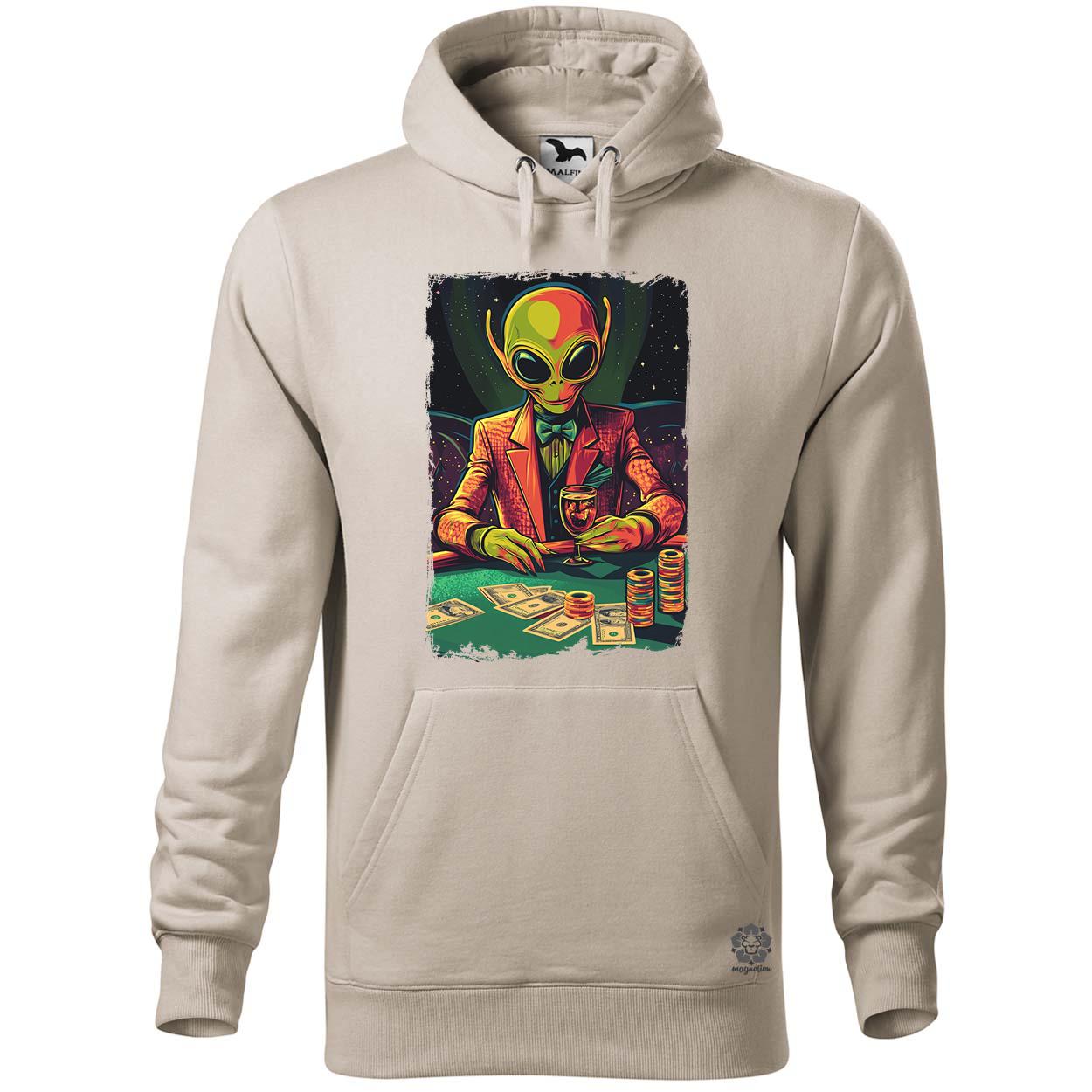 Alien póker v3 egyedi  pulóver 