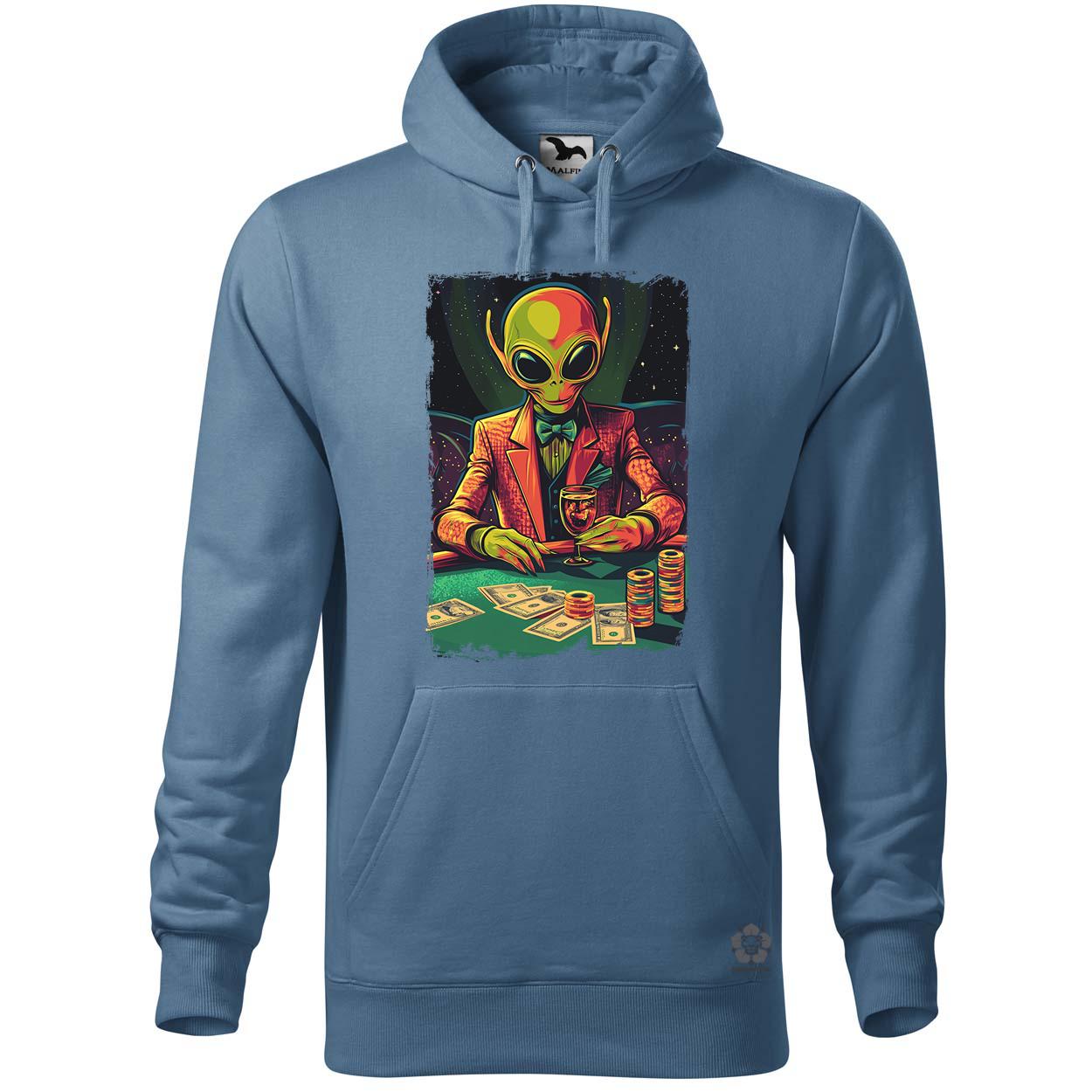 Alien póker v3 egyedi  pulóver 