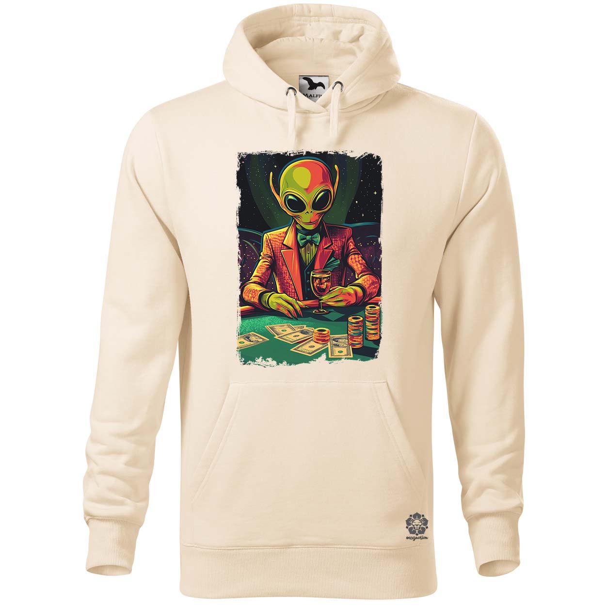 Alien póker v3 egyedi  pulóver 