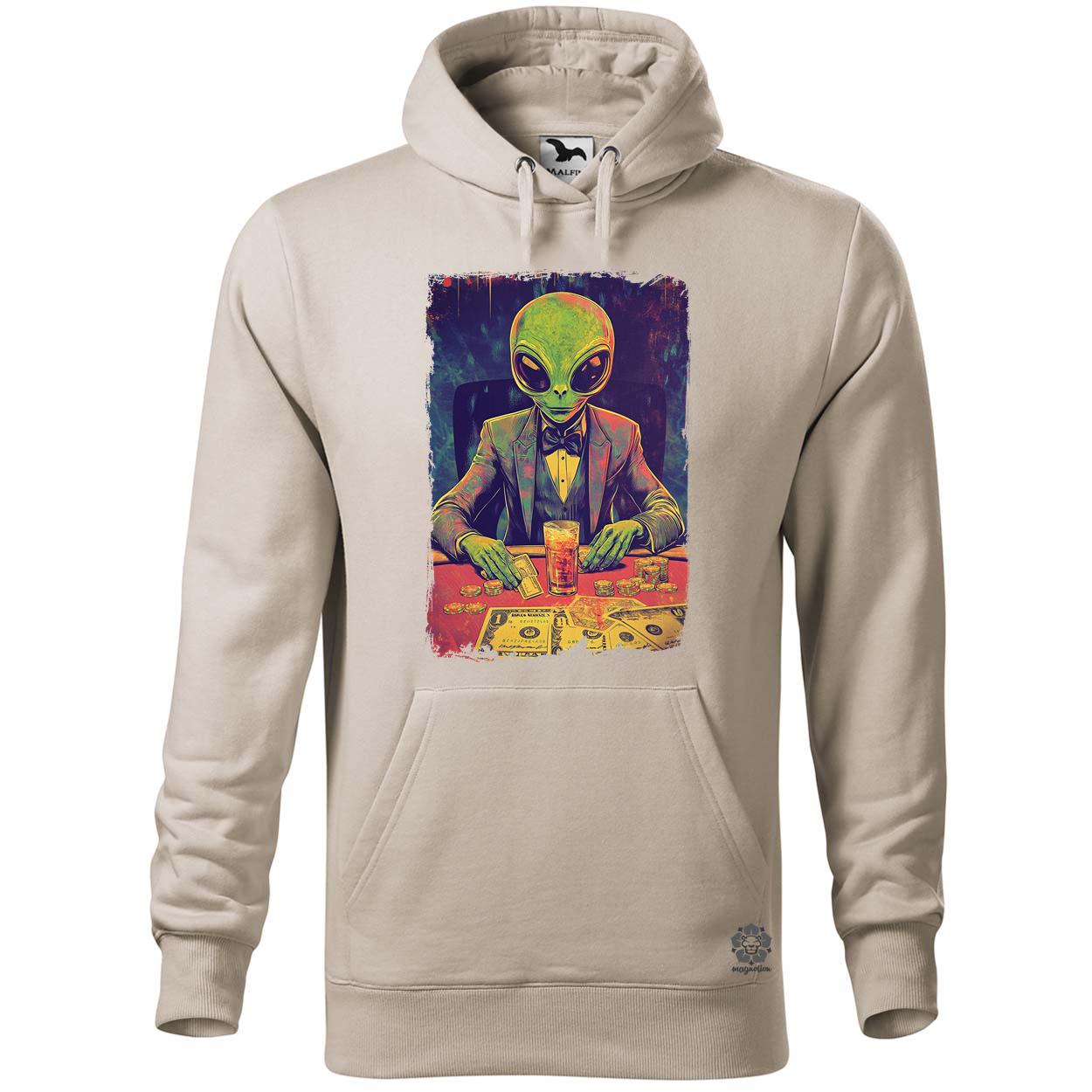 Alien póker v4 egyedi  pulóver 