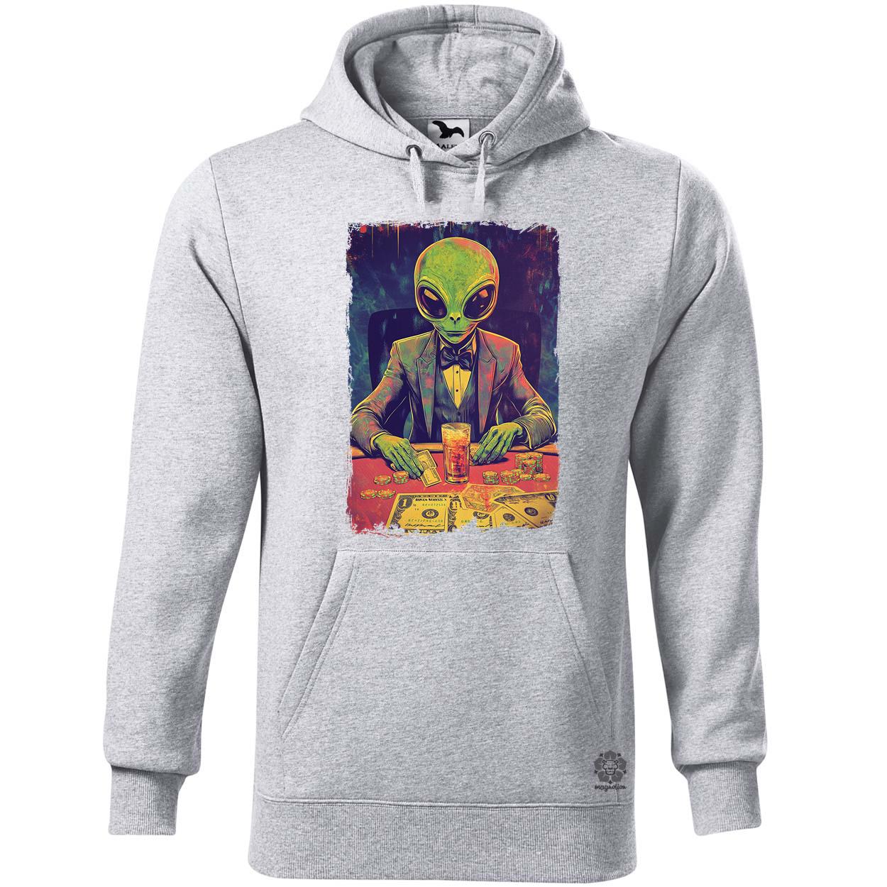 Alien póker v4 egyedi  pulóver 