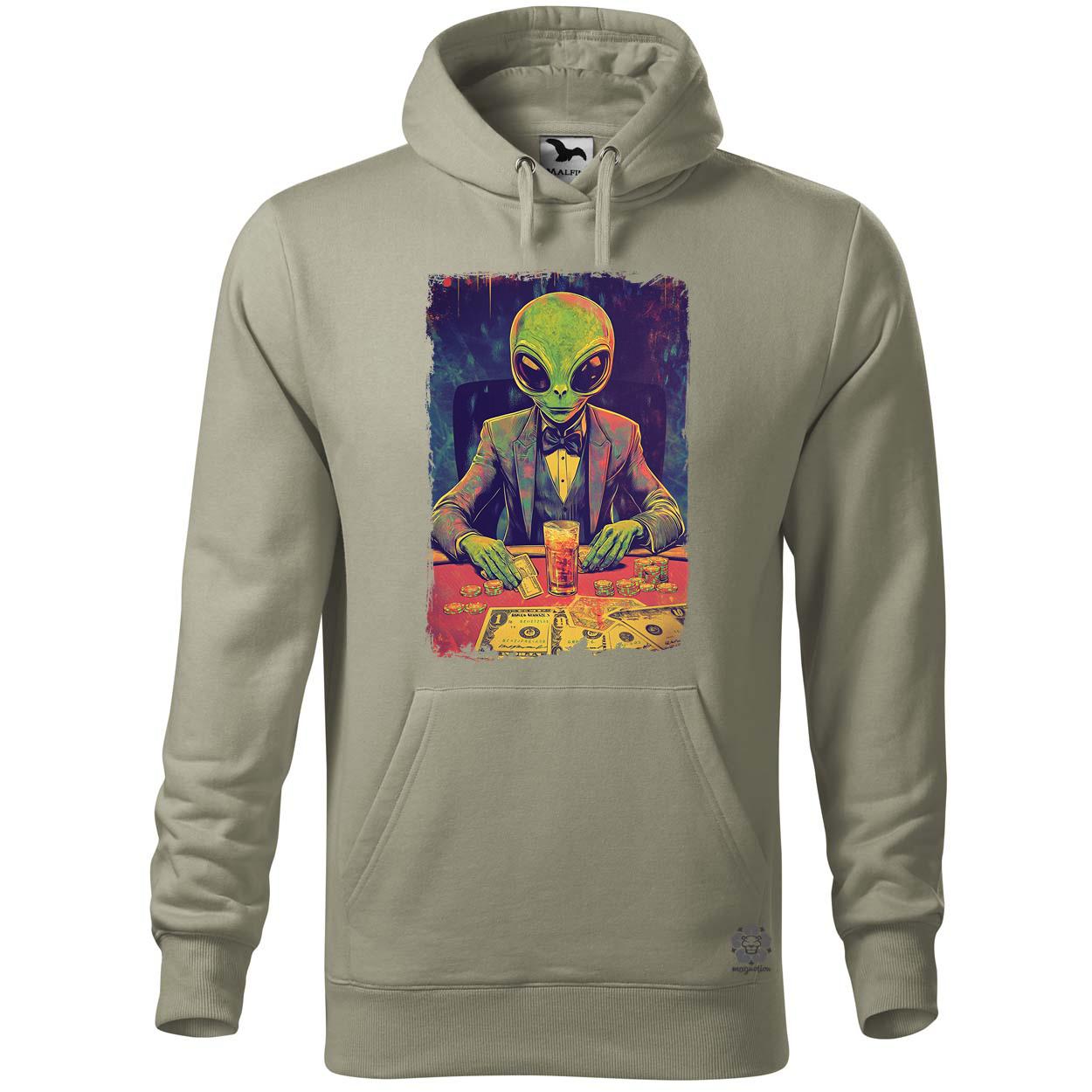 Alien póker v4 egyedi  pulóver 