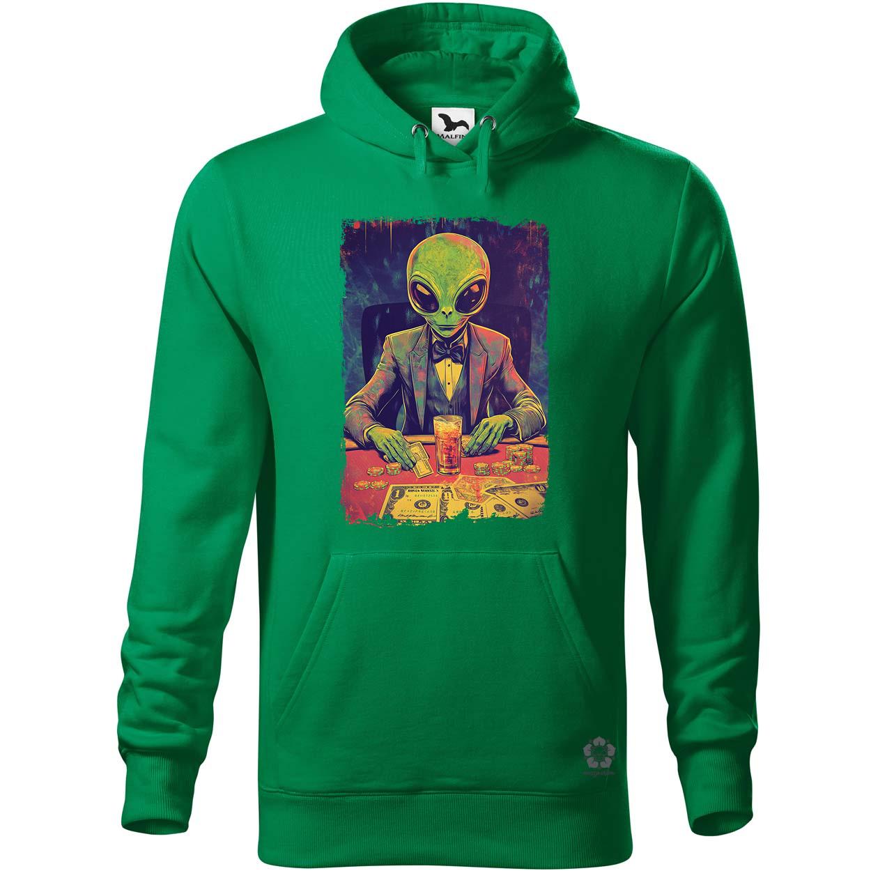 Alien póker v4 egyedi  pulóver 