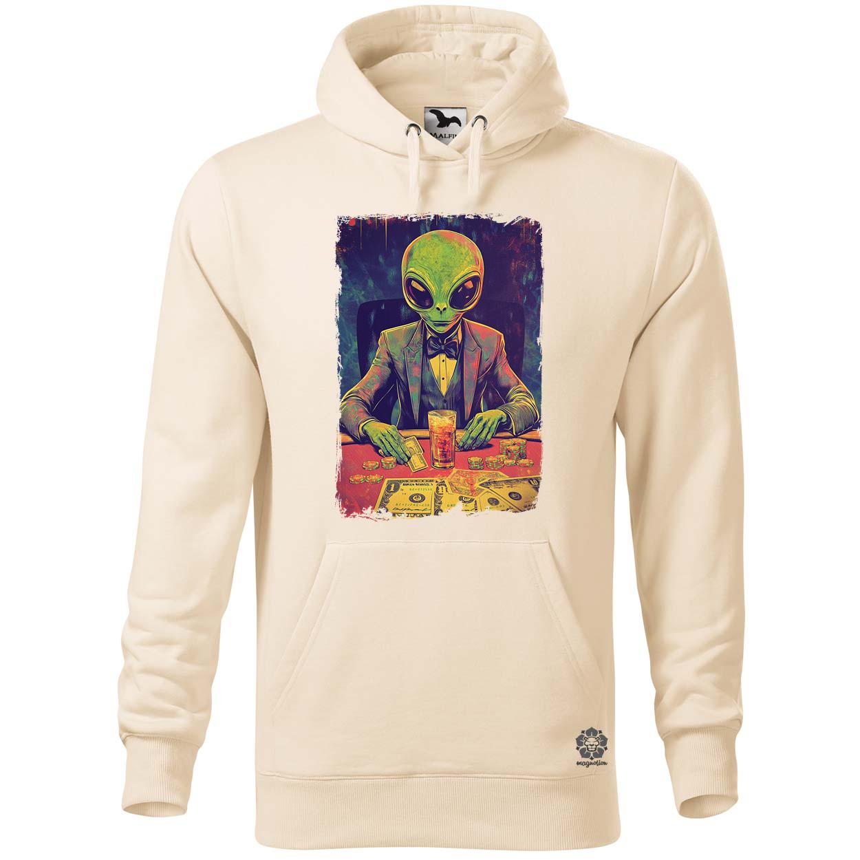 Alien póker v4 egyedi  pulóver 