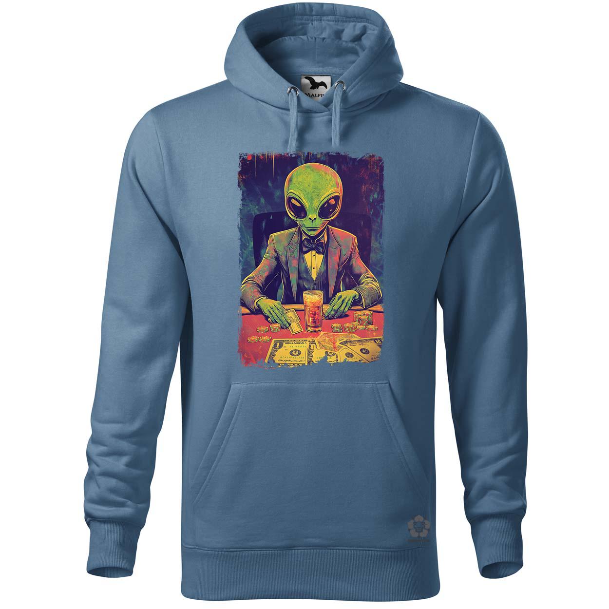 Alien póker v4 egyedi  pulóver 