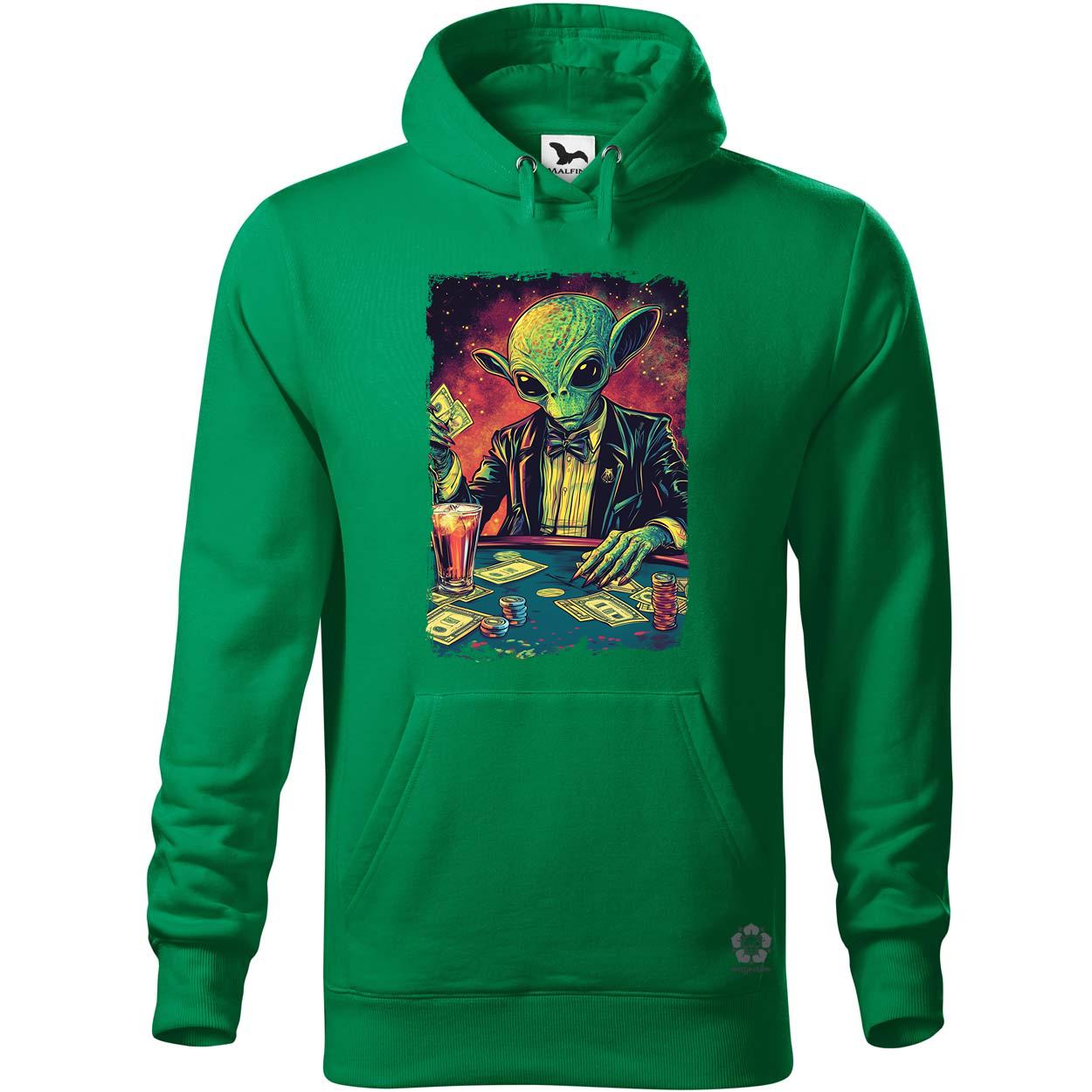 Alien póker v5 egyedi  pulóver 