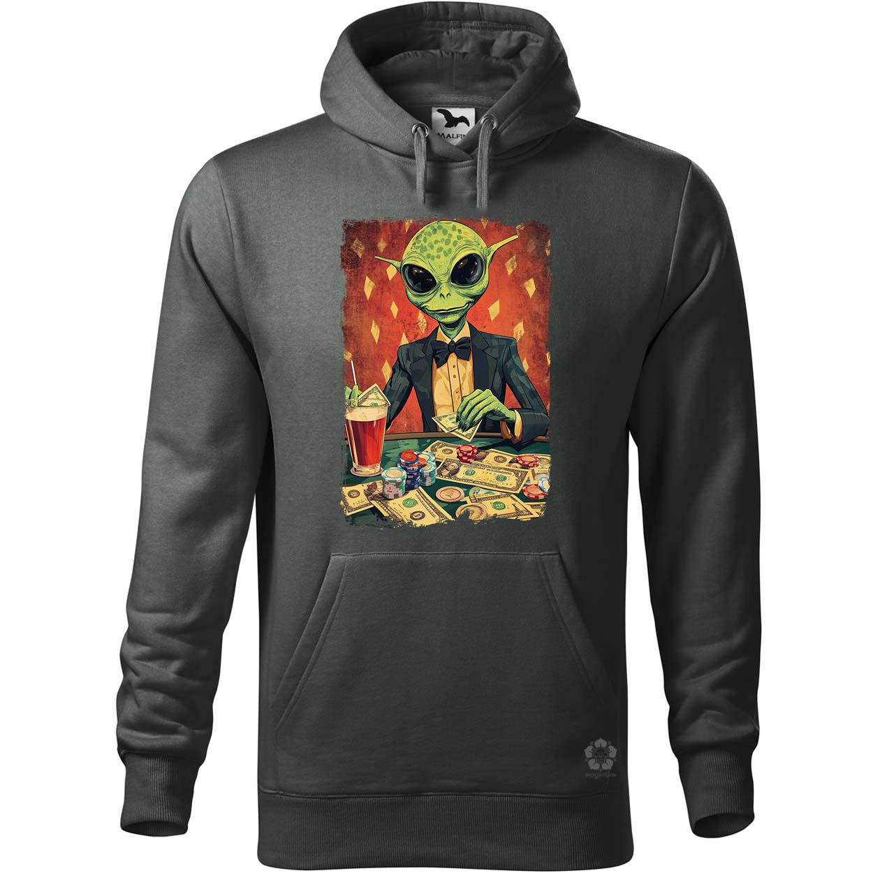 Alien póker v6 egyedi  pulóver 