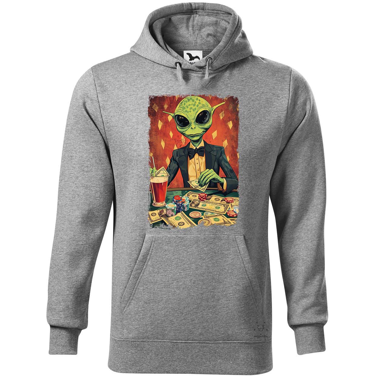 Alien póker v6 egyedi  pulóver 