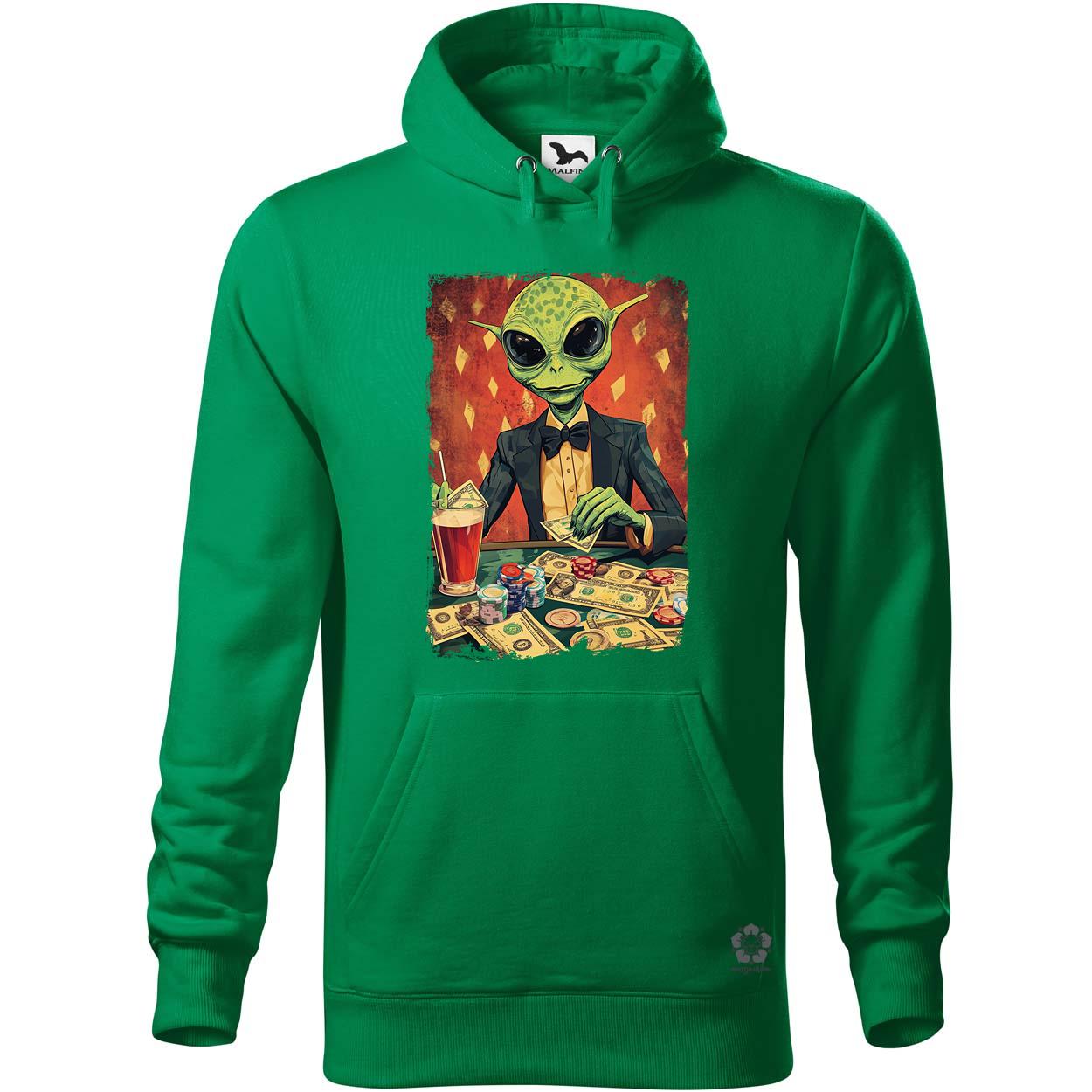 Alien póker v6 egyedi  pulóver 