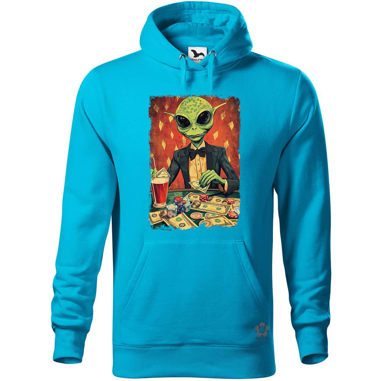 Alien póker v6 egyedi  pulóver 
