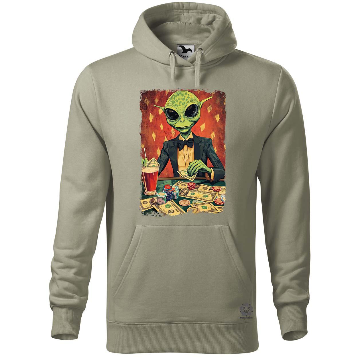 Alien póker v6 egyedi  pulóver 
