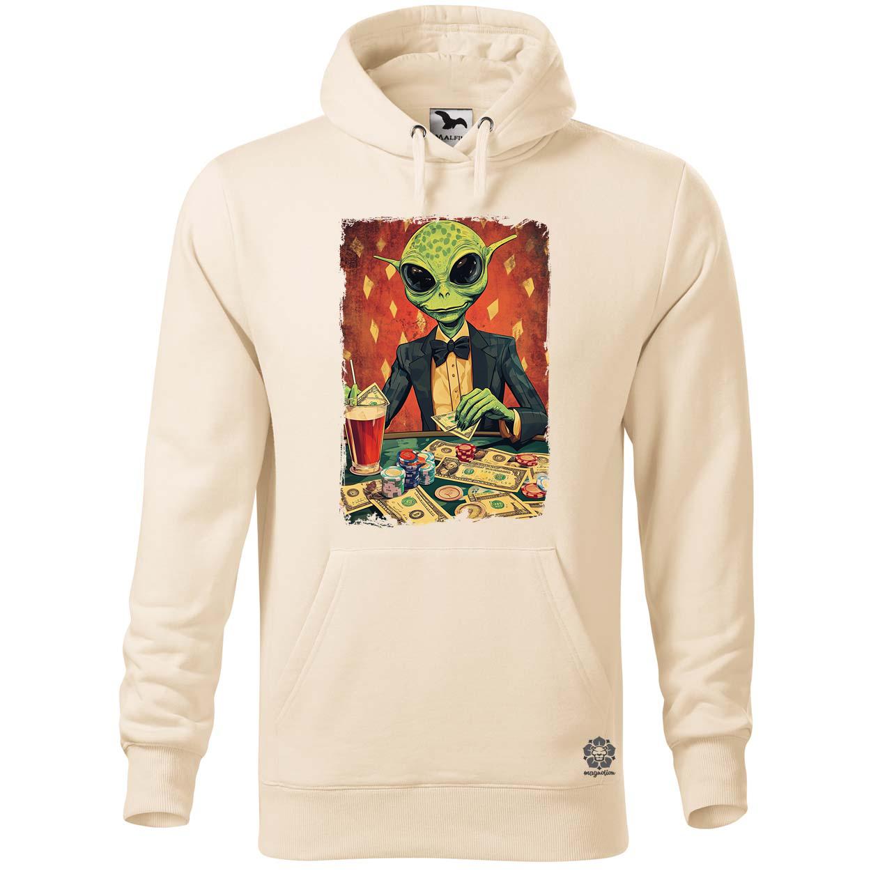 Alien póker v6 egyedi  pulóver 