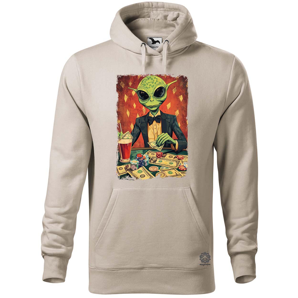 Alien póker v6 egyedi  pulóver 