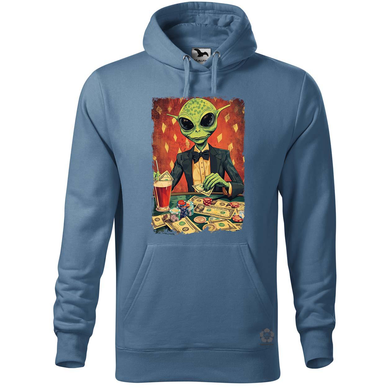 Alien póker v6 egyedi  pulóver 