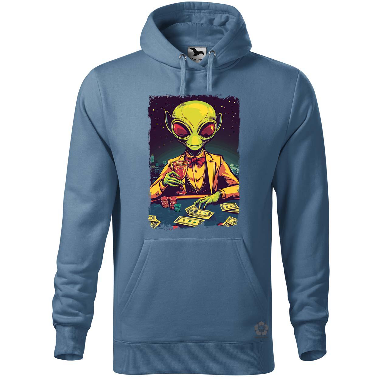 Alien póker v7 egyedi  pulóver 