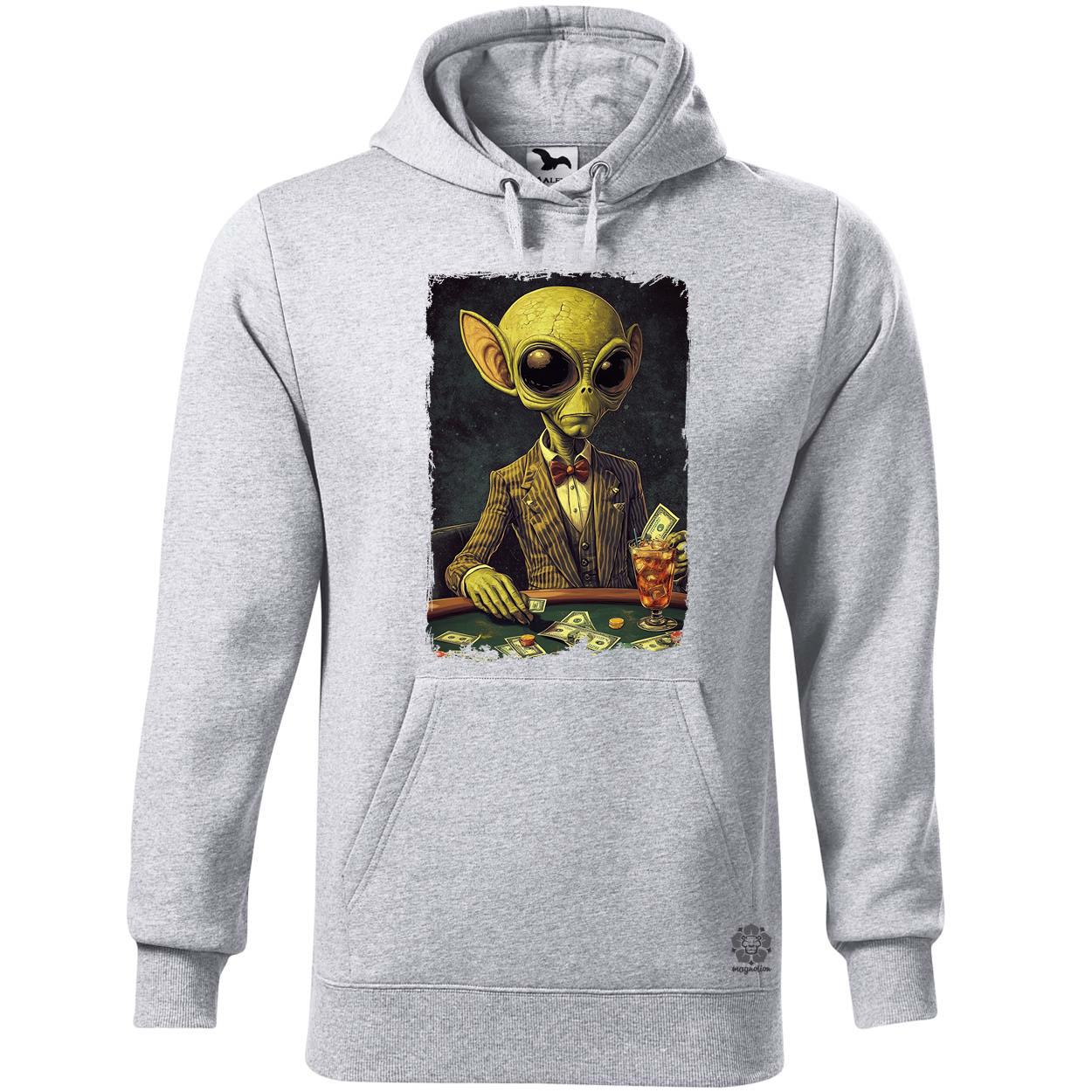 Alien póker v8 egyedi  pulóver 