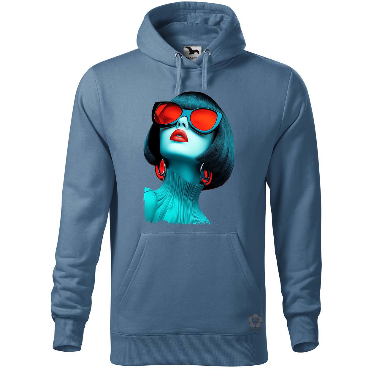 Retró portré v2 egyedi  pulóver 