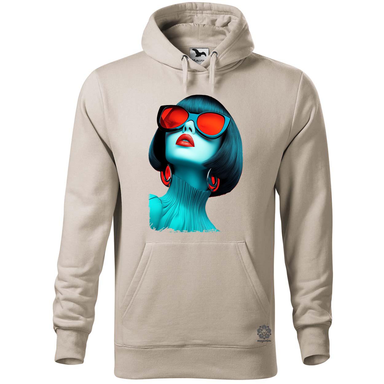 Retró portré v2 egyedi  pulóver 