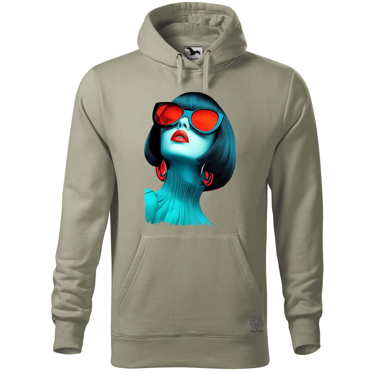 Retró portré v2 egyedi  pulóver 