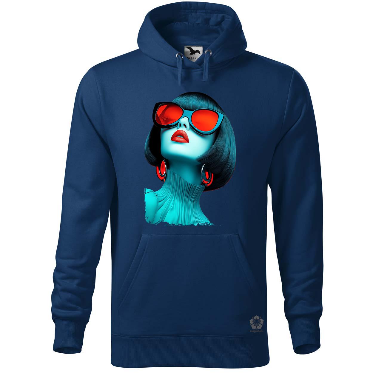 Retró portré v2 egyedi  pulóver 
