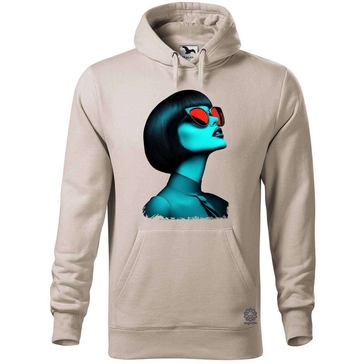 Retró portré v3 egyedi  pulóver 