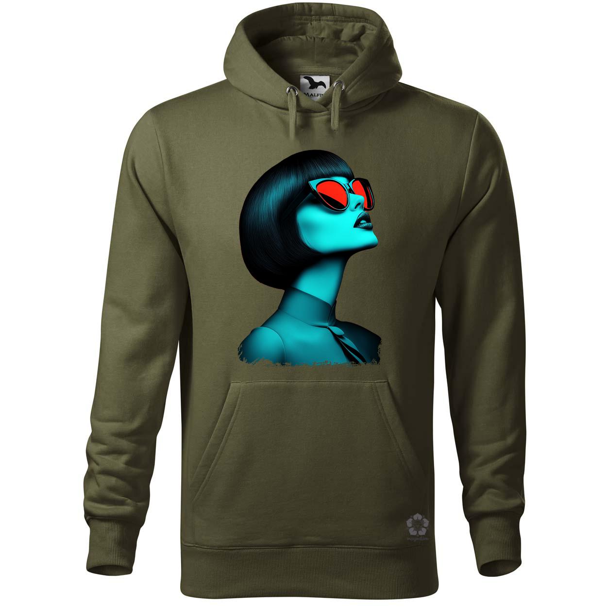 Retró portré v3 egyedi  pulóver 
