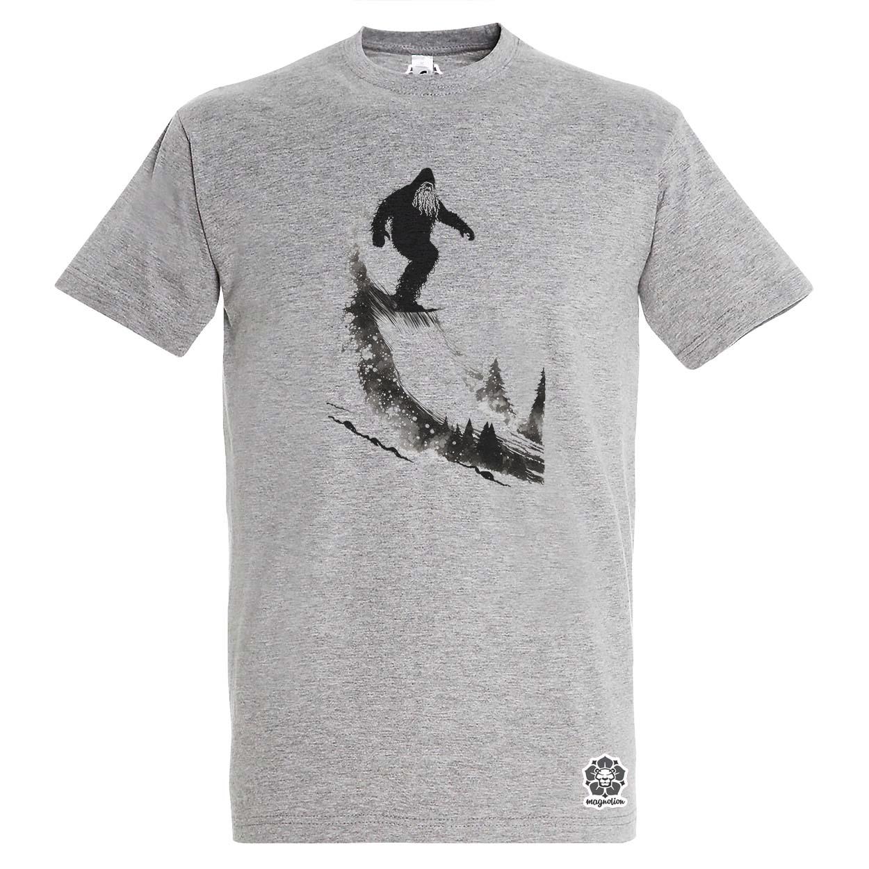 Snowboardos Yeti v3 egyedi póló 