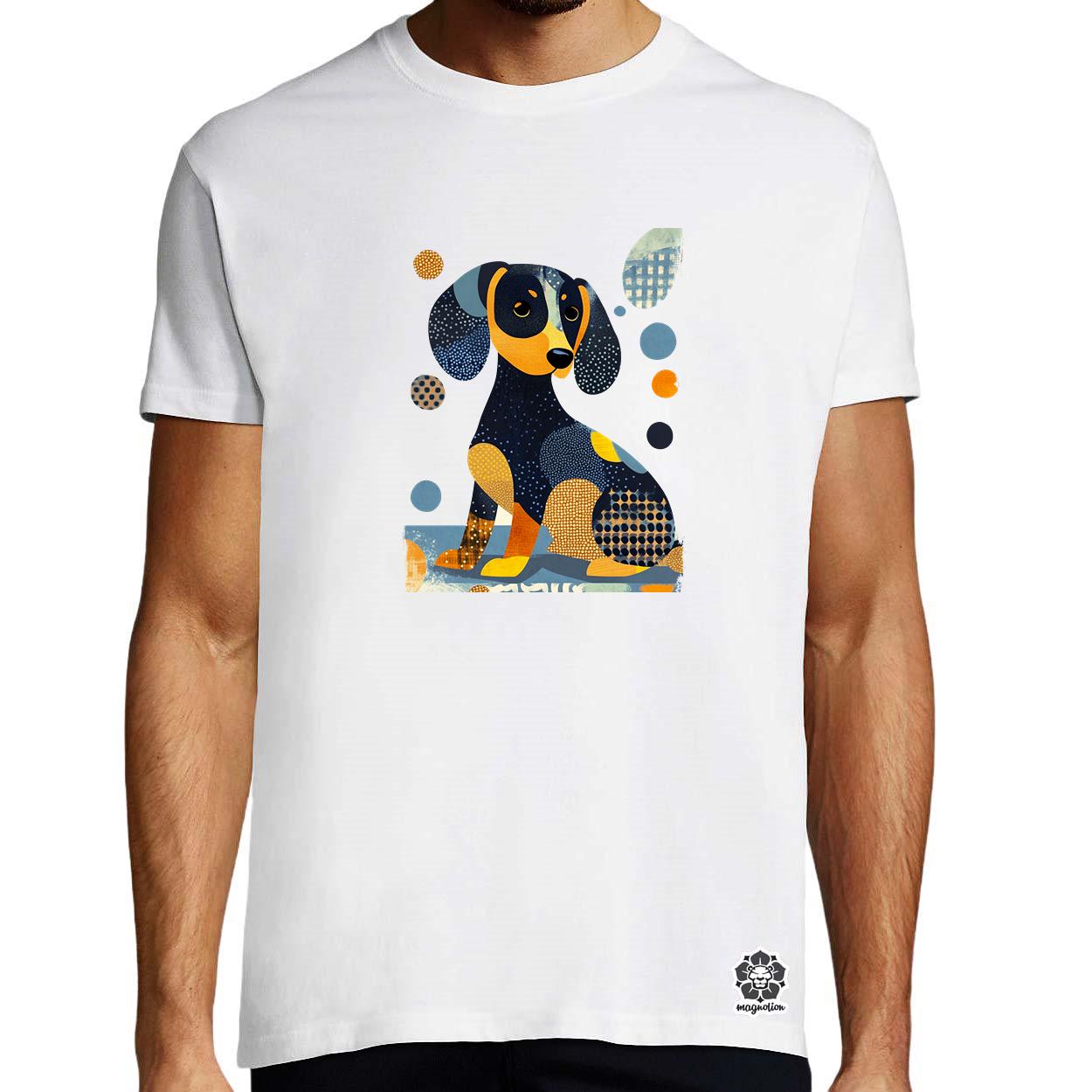 Pop art tacskó v1 egyedi póló 