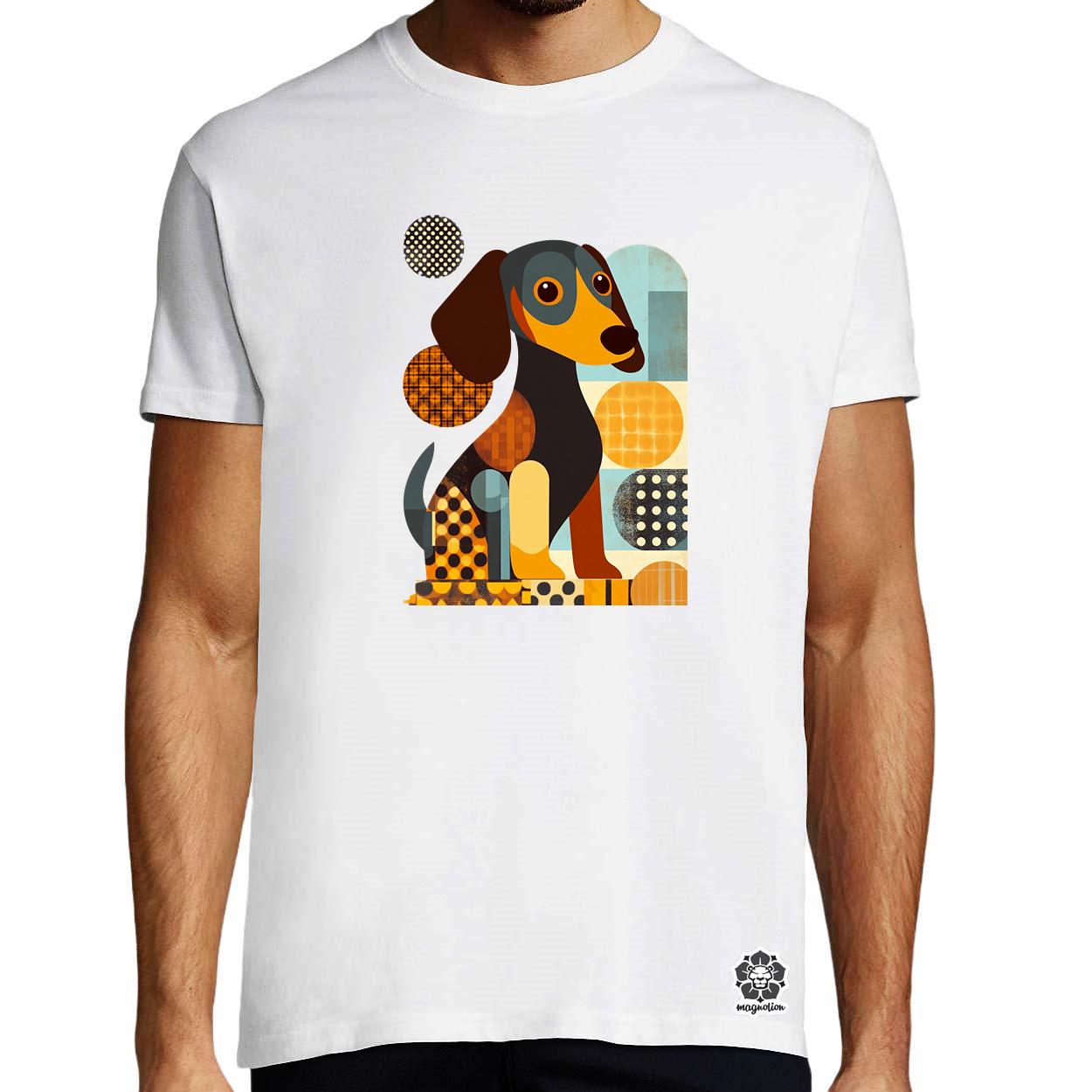 Pop art tacskó v4 egyedi póló 