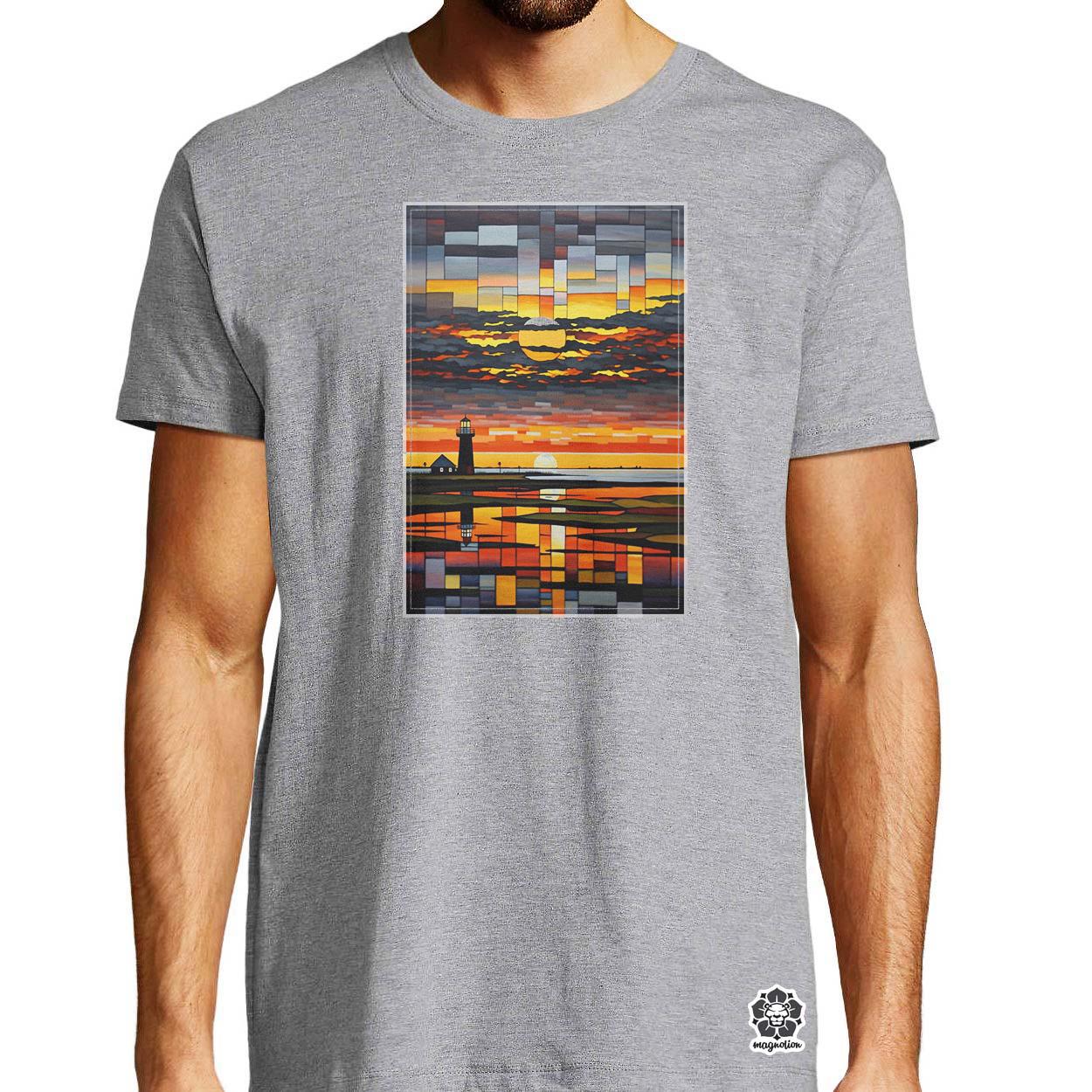 Absztrakt Piet Mondrian v1 egyedi póló 