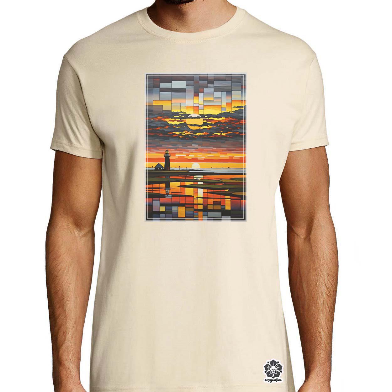 Absztrakt Piet Mondrian v1 egyedi póló 