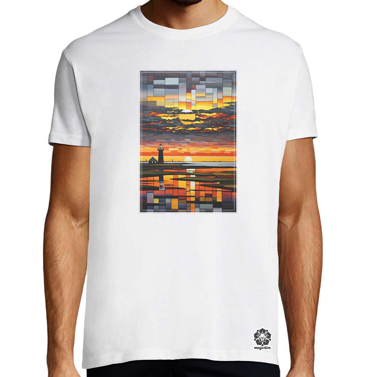 Absztrakt Piet Mondrian v1 egyedi póló 
