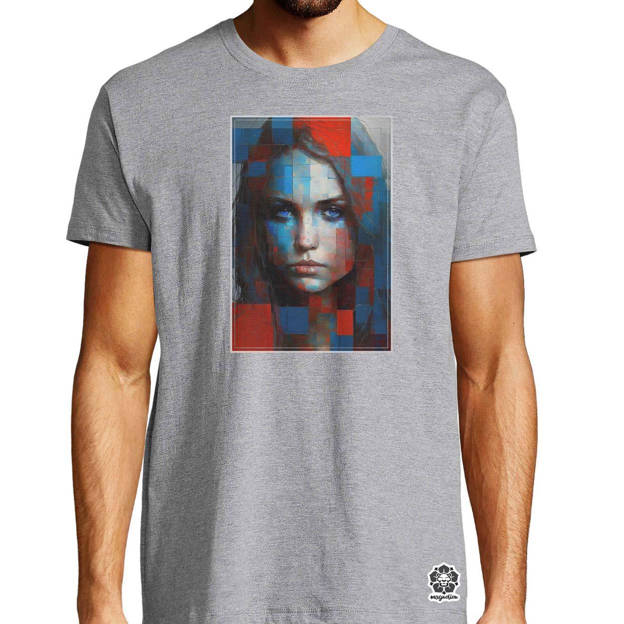 Absztrakt Piet Mondrian v5 egyedi póló 