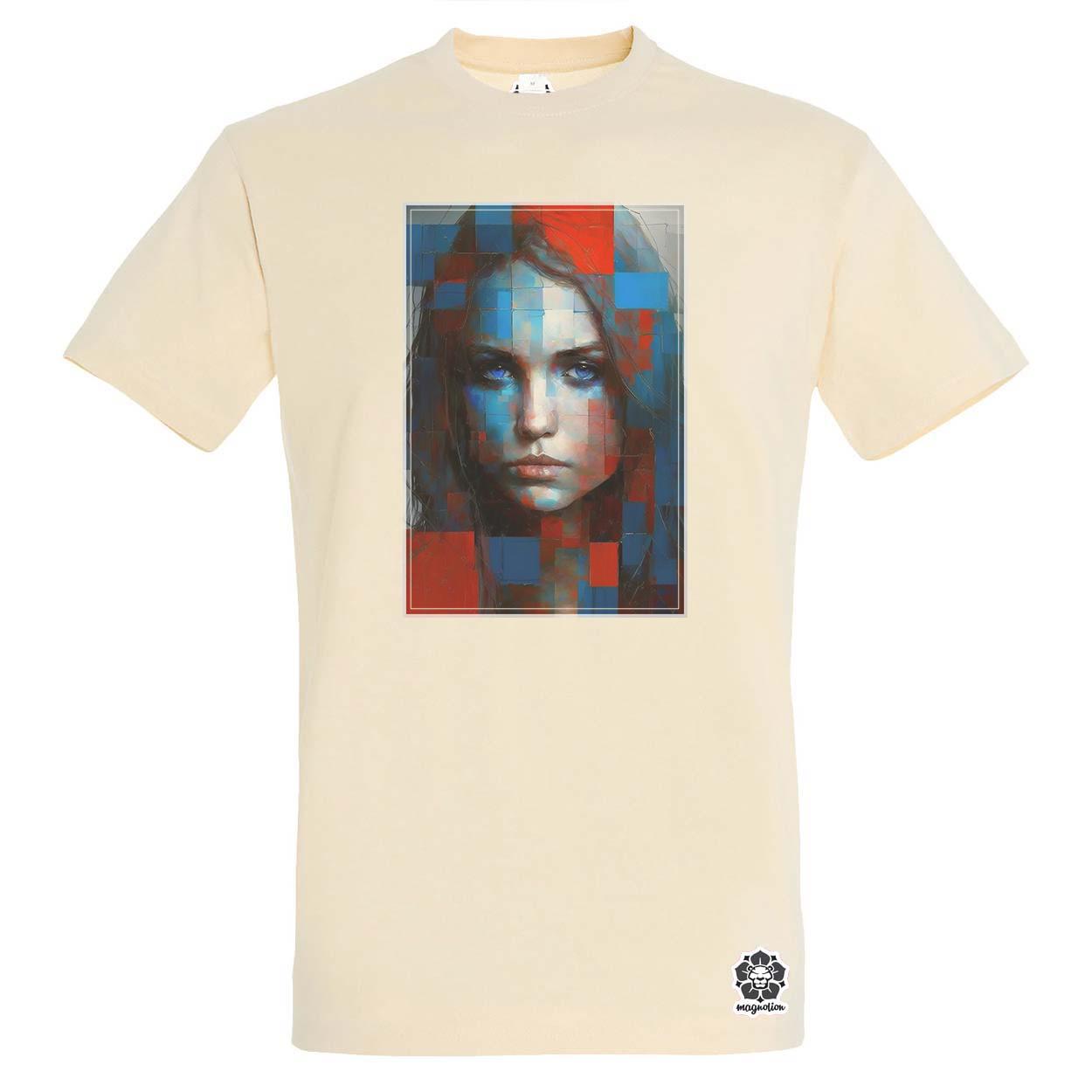 Absztrakt Piet Mondrian v5 egyedi póló 
