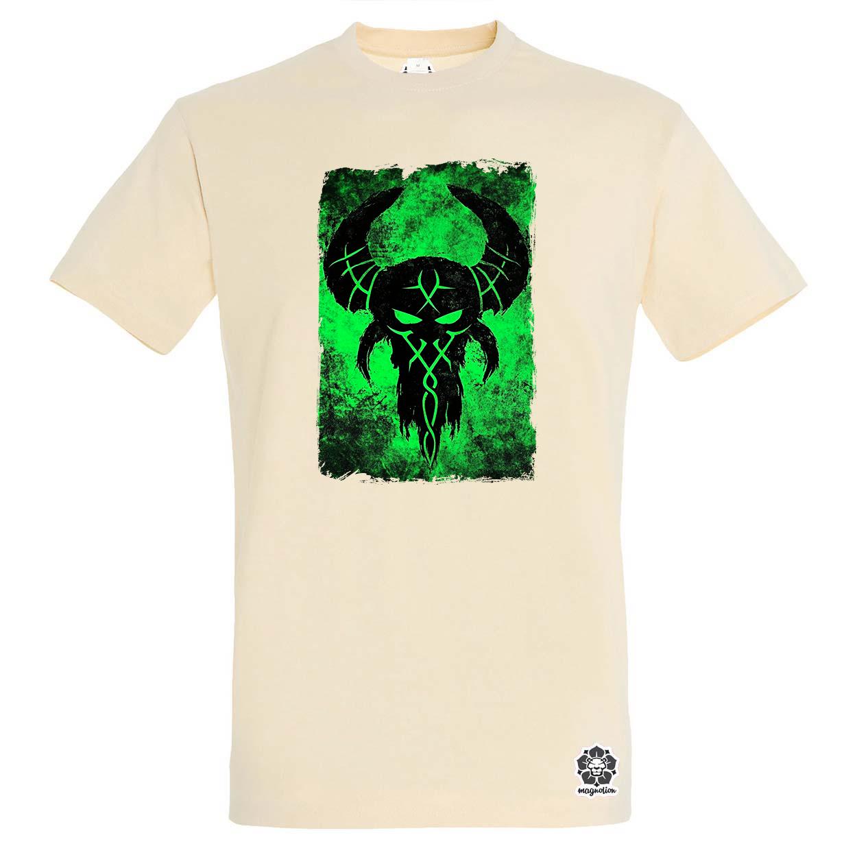 Foszforeszkáló viking v4 egyedi póló 