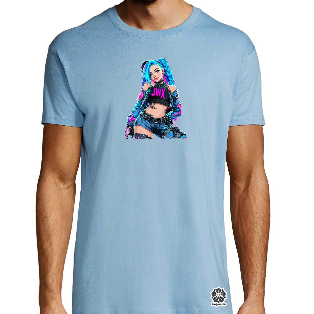 Anime Jinx fanart v2 egyedi póló 